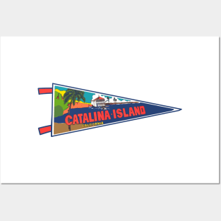 Catalina Island Pennant Posters and Art